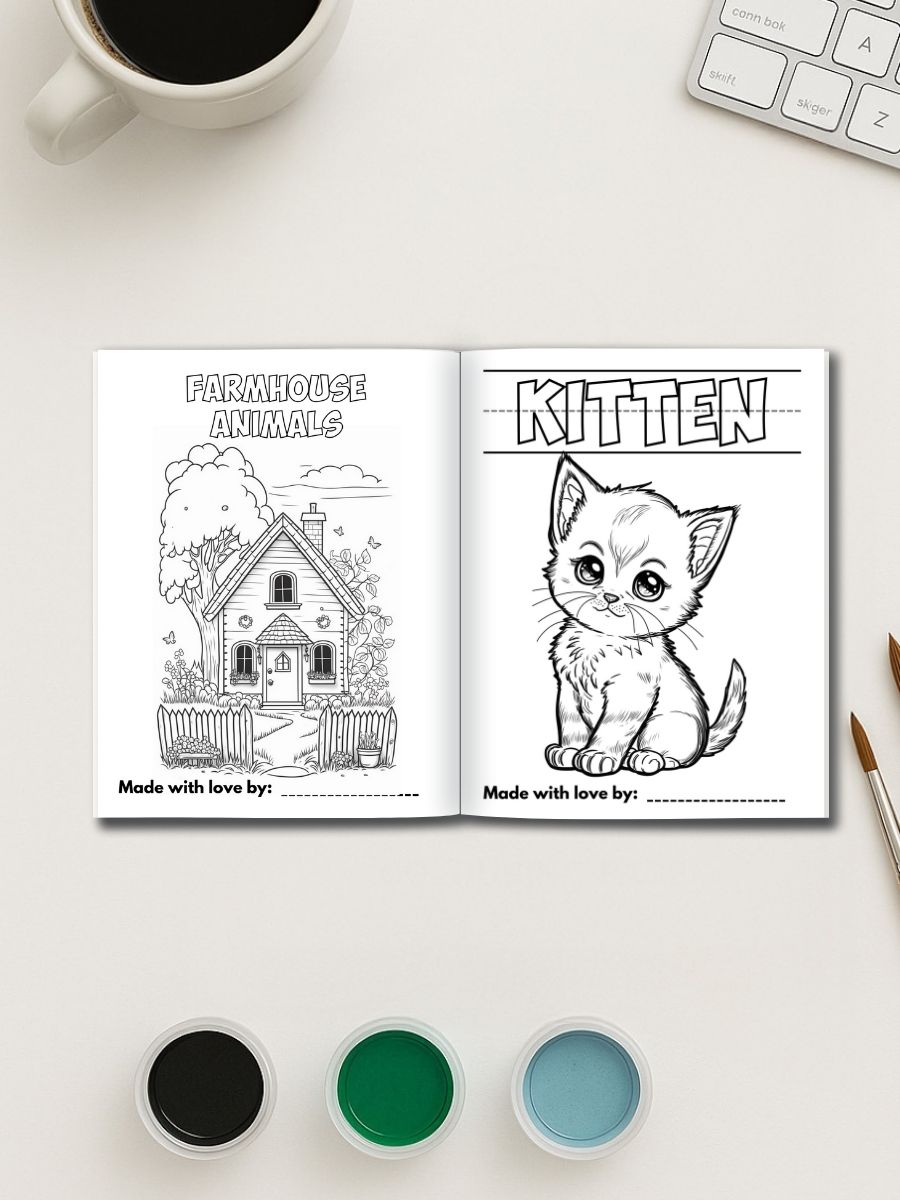 My First Farmhouse Animals (12 Pages) - Image 2