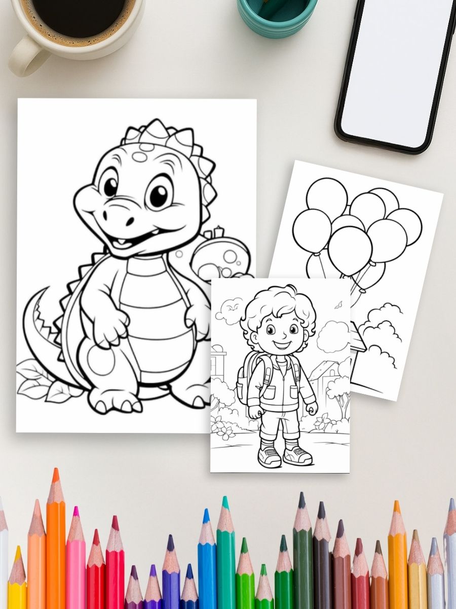 Playtime Color World - 100 Kids Coloring Pages - Image 4